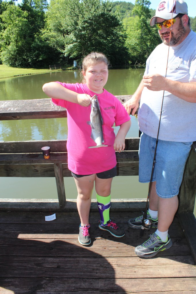 girl with fish