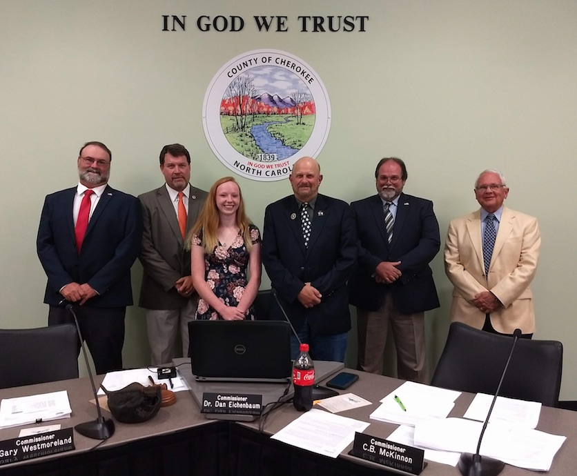 County Commissioners and Hannah Smith