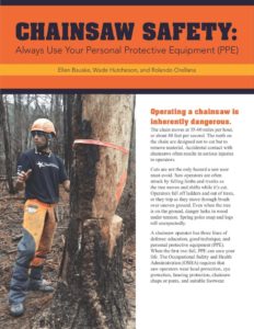 Cover photo for Chainsaw Safety Training