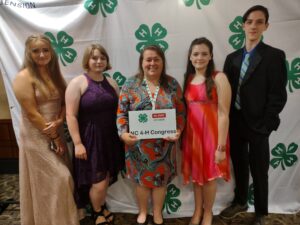 Cover photo for County 4-Her's Participate in NC 4-H Congress & State Presentations