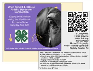 Cover photo for Register for West District 4-H Horse Artistic Expression Contest