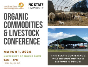 Cover photo for (3/1) Organic Commodities and Livestock Conference: Session Highlights