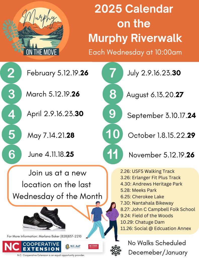 Murphy on the Move Calendar 2025